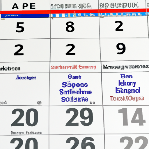 finanskalender 2023